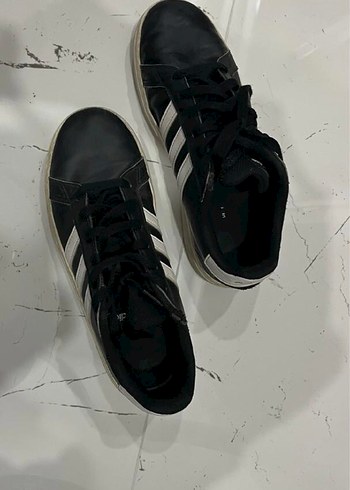 Orijinal Adidas Siyah Erkek Çizgili Bağcıklı Spor Ayakkabı - Görsel 2