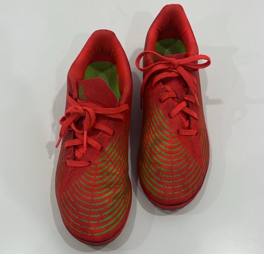 Orijinal Adidas krampon Kırmızı Bağcıklı Erkek Futbol Ayakkabısı - Görsel 2