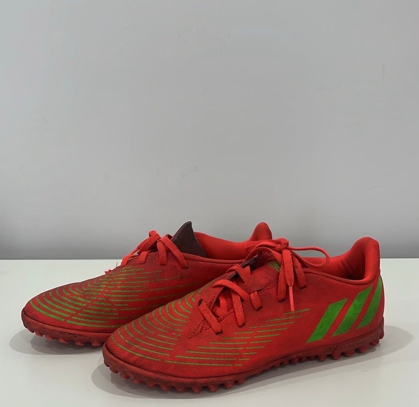 Orijinal Adidas krampon Kırmızı Bağcıklı Erkek Futbol Ayakkabısı - Görsel 3