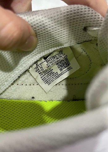 Orijinal Nike Beyaz Bağcıklı erkek Spor Ayakkabı - Görsel 5