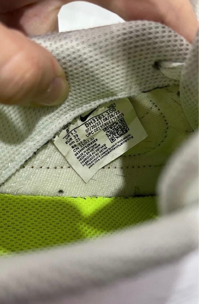 Orijinal Nike Beyaz Bağcıklı erkek Spor Ayakkabı - Görsel 5