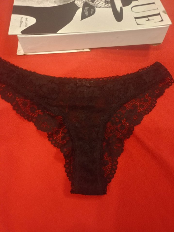 siyah Dantelli kadın silip - Görsel 3