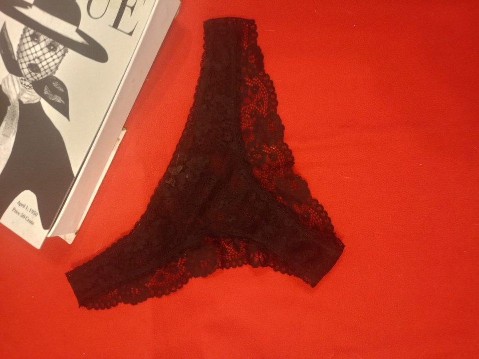 siyah Dantelli kadın silip - Görsel 2