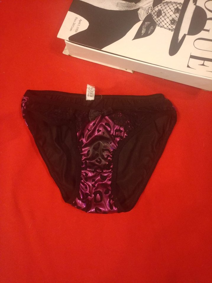 Renkli Baskılı Mavi Uzun Kadın İç Giyim - Görsel 3