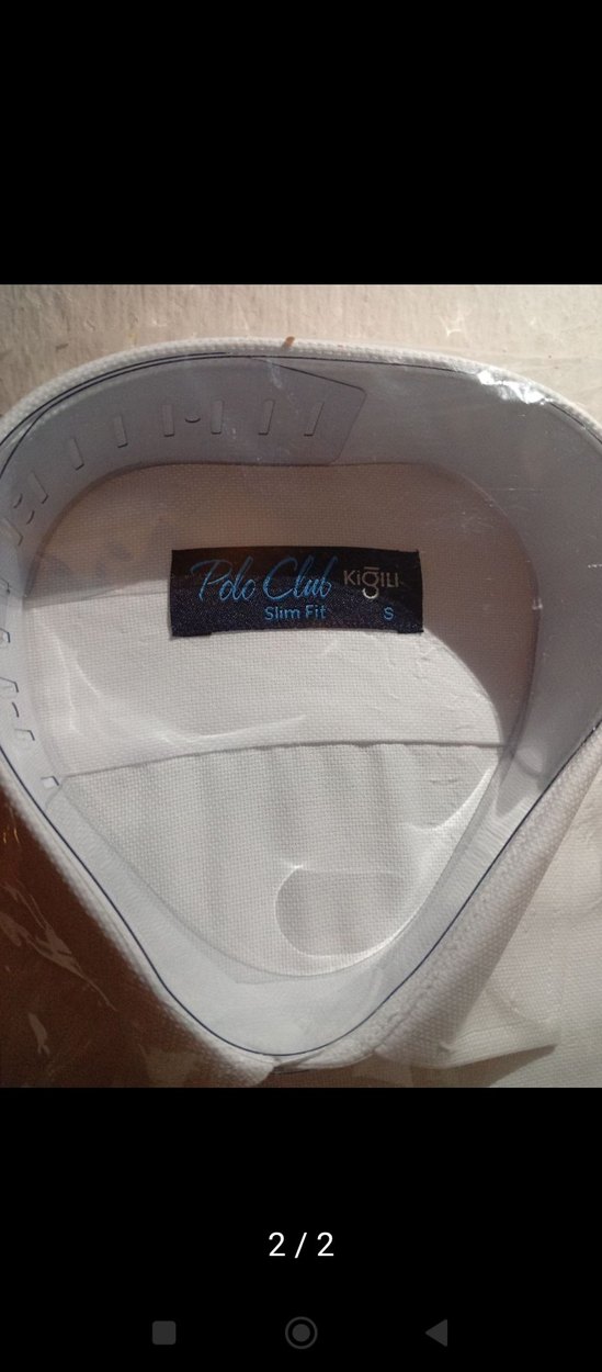 Erkek Beyaz Uzun Kollu Pamuklu Gömlek - Görsel 2