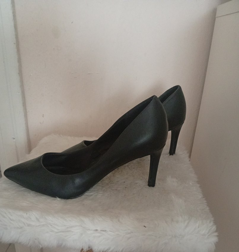 Siyah Kadın Stiletto - Görsel 4