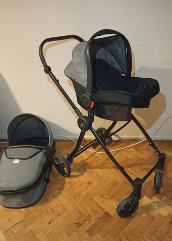 Gri Bebek Arabası ve Puset - Görsel 2