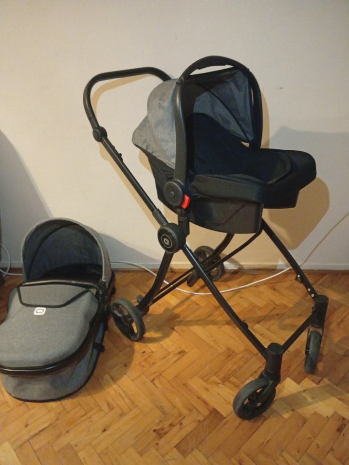 Gri Bebek Arabası ve Puset - Görsel 2