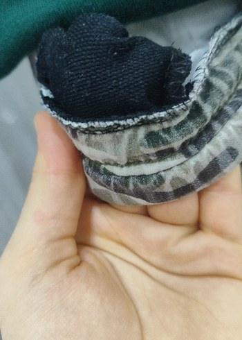 Gri Kamuflaj Desenli Bol Kesim erkek pijama - Görsel 4