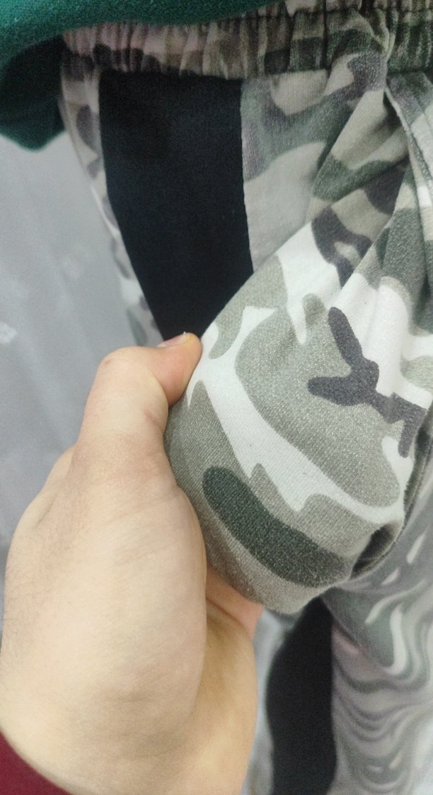 Gri Kamuflaj Desenli Bol Kesim erkek pijama - Görsel 3