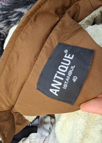 kahverengi Uzun Kadın Kışlık mont - Görsel 6