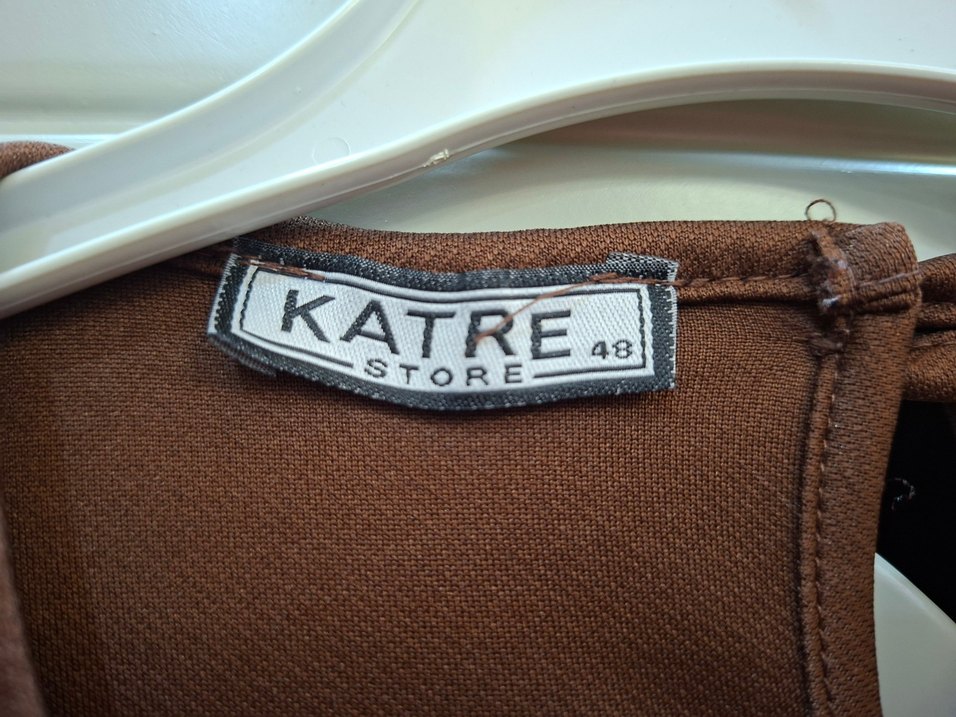 Kadın Kahverengi Uzun Kollu  Elbise - Görsel 5