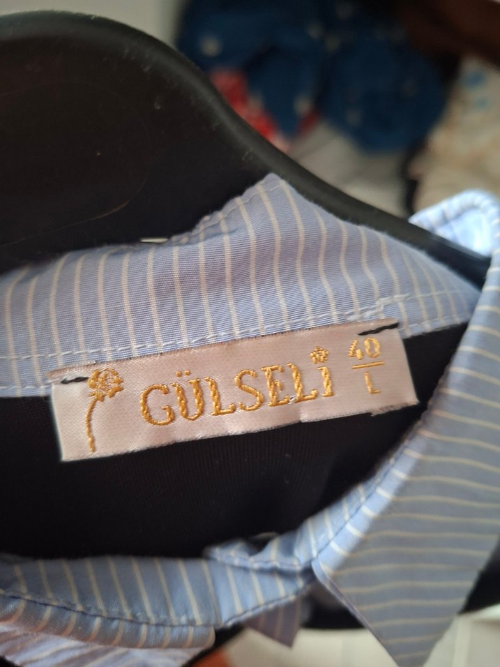 Düğmeli Siyah Midi Kadın Gömlek - Görsel 4