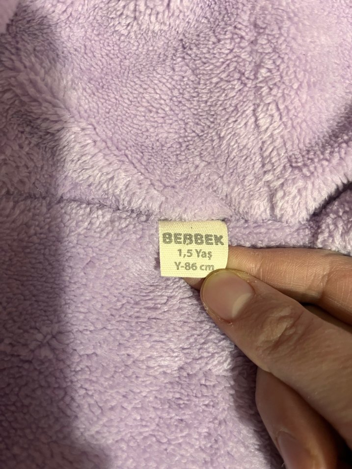 Beyaz Kürklü Bebek Kız Kar Tulumu - Görsel 4