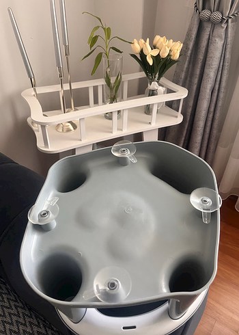 Gri Bebek Mama Sandalyesi - Görsel 3