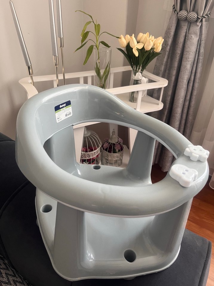 Gri Bebek Mama Sandalyesi - Görsel 2