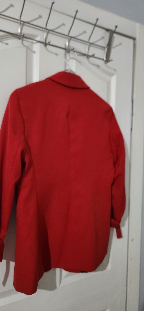Kırmızı blazer ceket - Görsel 3