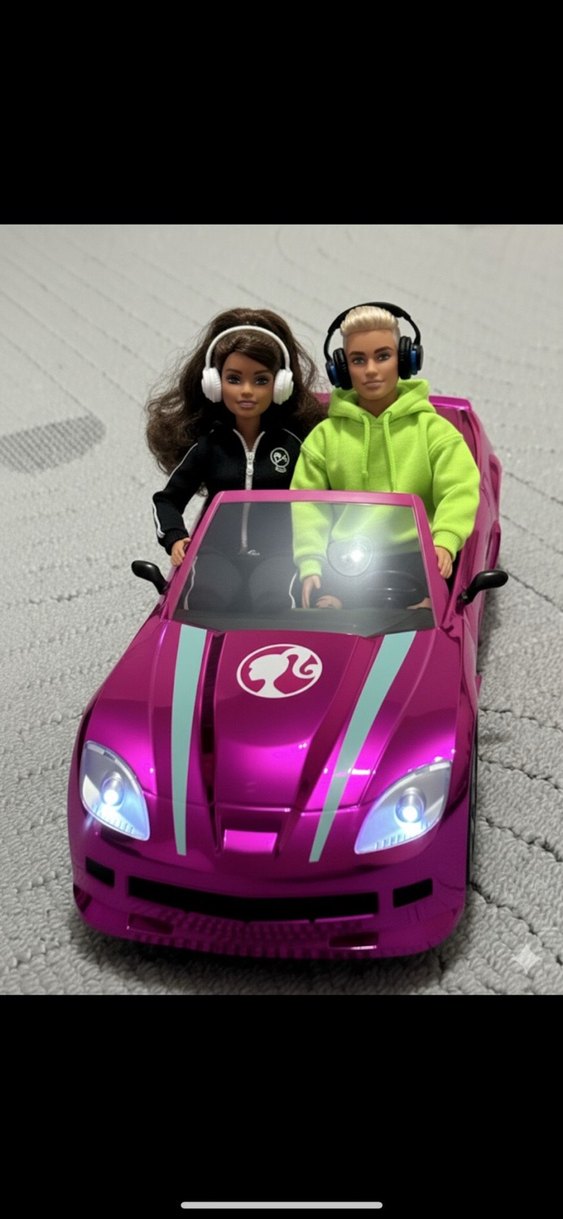 ORJİNAL BARBİE UZAKTAN KUMANDA ARABA - Görsel 2