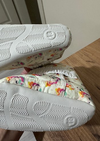 Kız Çocuk Renkli Unicorn Desenli Sıcak Panduf - Görsel 4