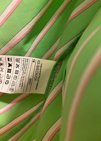 Çizgili şort etek - Görsel 6