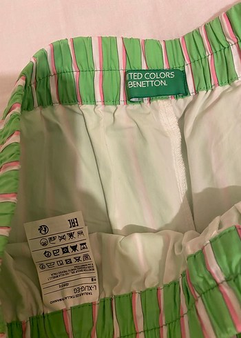 Çizgili şort etek - Görsel 5