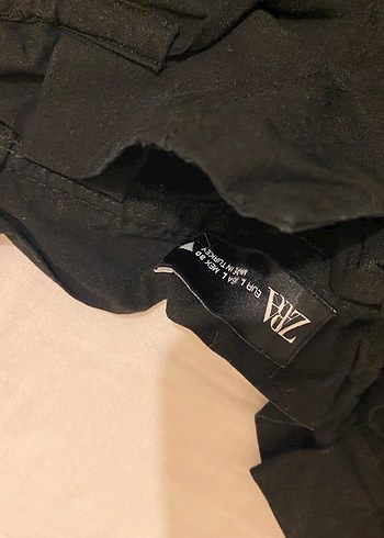 Siyah Kemerli Midi Şort - Görsel 2