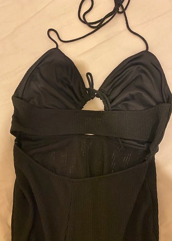 Siyah Askılı Tulum - Görsel 4