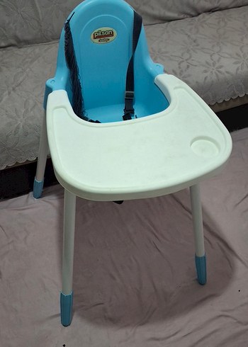 Mavi Pastel Bebek Mama Sandalyesi - Görsel 2