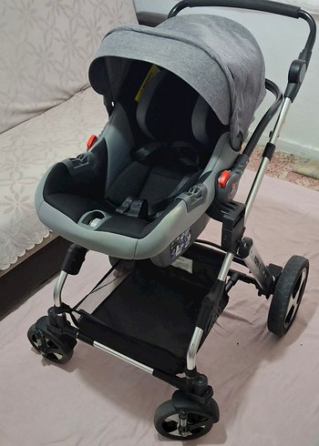 Gri Bebek Arabası - Görsel 2