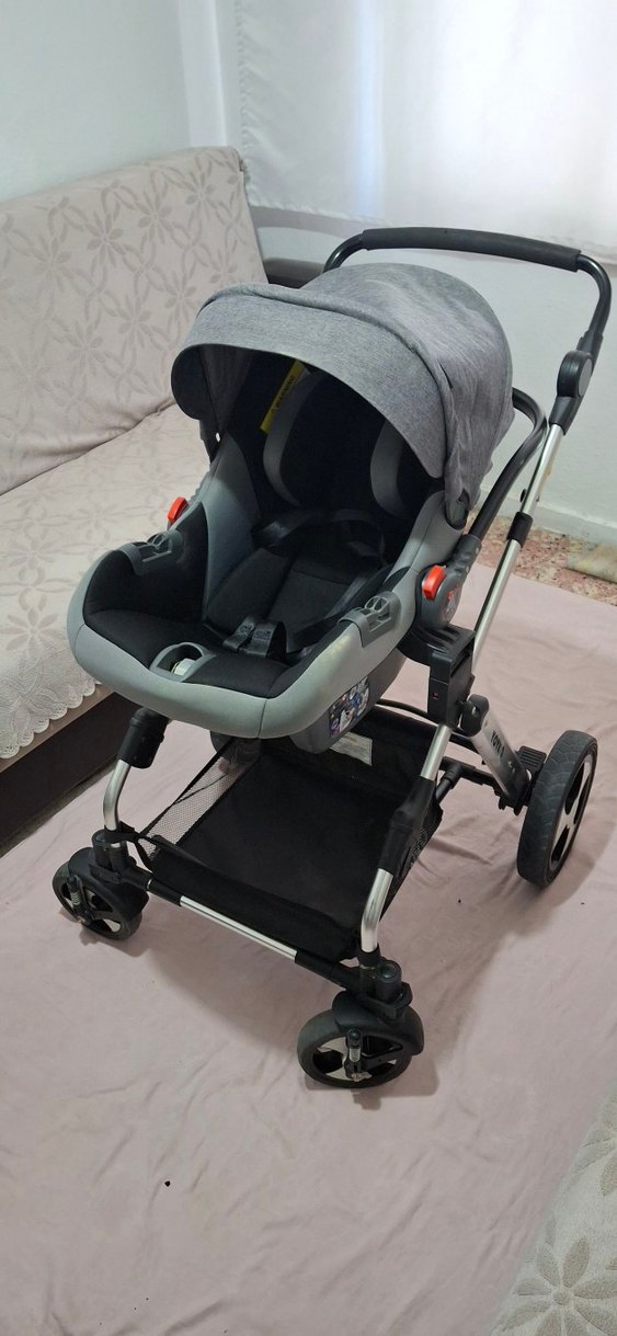 Gri Bebek Arabası - Görsel 2