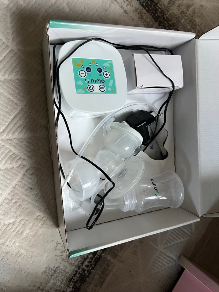 Elektronik Tekli Göğüs Pompası Beyaz - Görsel 2