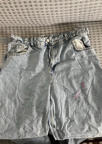 Gri Mavi Kadın Denim Midi Boy Kot - Görsel 5