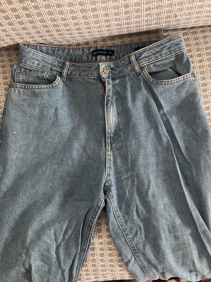 Gri Mavi Kadın Denim Midi Boy Kot - Görsel 3