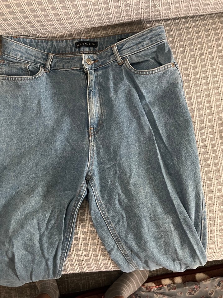 Gri Mavi Kadın Denim Midi Boy Kot - Görsel 4