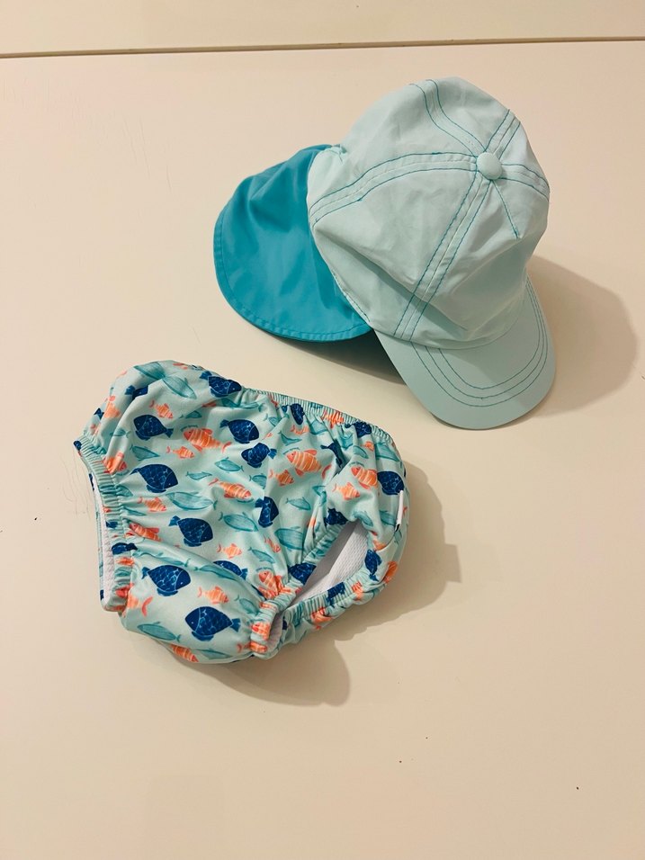 Turkuaz Erkek Çocuk Mayo ve Ense KorumalıŞağka - Görsel 4