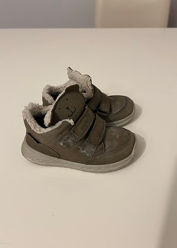 Erkek Bebek Gri Süet İlk Adım Ayakkabısı - Görsel 4