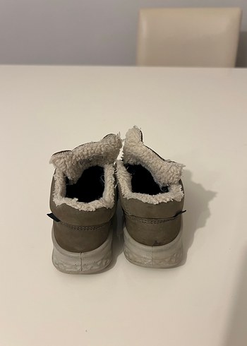 Erkek Bebek Gri Süet İlk Adım Ayakkabısı - Görsel 3