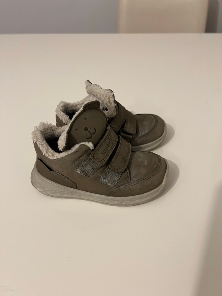 Erkek Bebek Gri Süet İlk Adım Ayakkabısı - Görsel 4