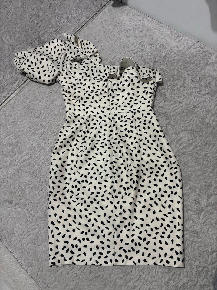 Tek kol 36 beden mini elbise - Görsel 3