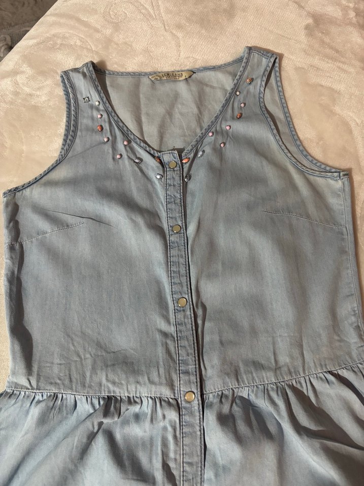 Lcw 36 beden jean elbise - Görsel 2