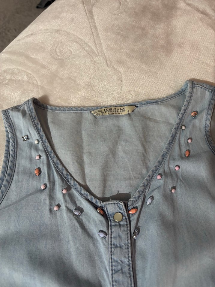 Lcw 36 beden jean elbise - Görsel 5