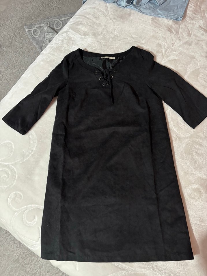 Siyah Süet Midi lcw 38 beden elbise - Görsel 3