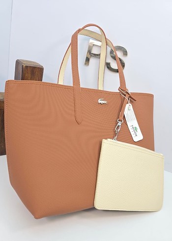 Lacoste Fermuarlı Deri Çanta - Görsel 10