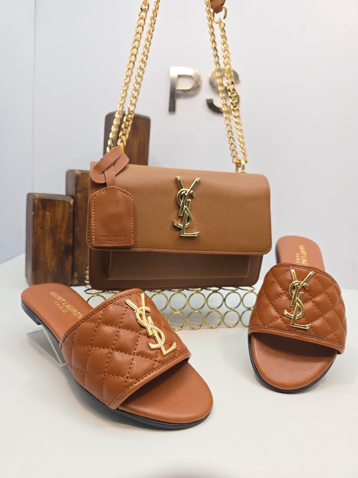 Desenli Zincir Detaylı Deri Çanta - Görsel 5