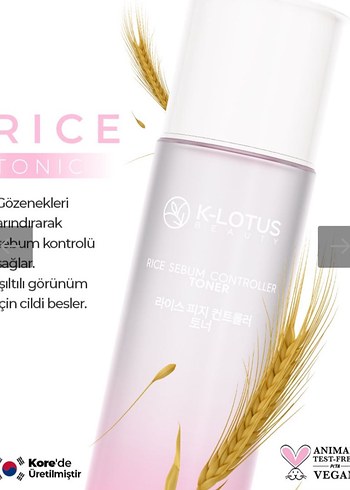 K-Lotus Pirinç Toneri 150ml - Görsel 2