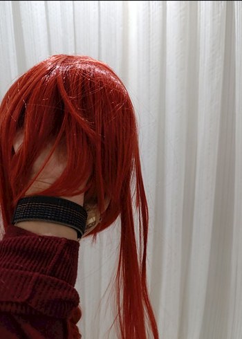 CHAİNSAW MAN MAKİMA Cosplay anime peruk. - Görsel 3