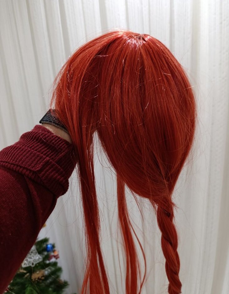 CHAİNSAW MAN MAKİMA Cosplay anime peruk. - Görsel 4