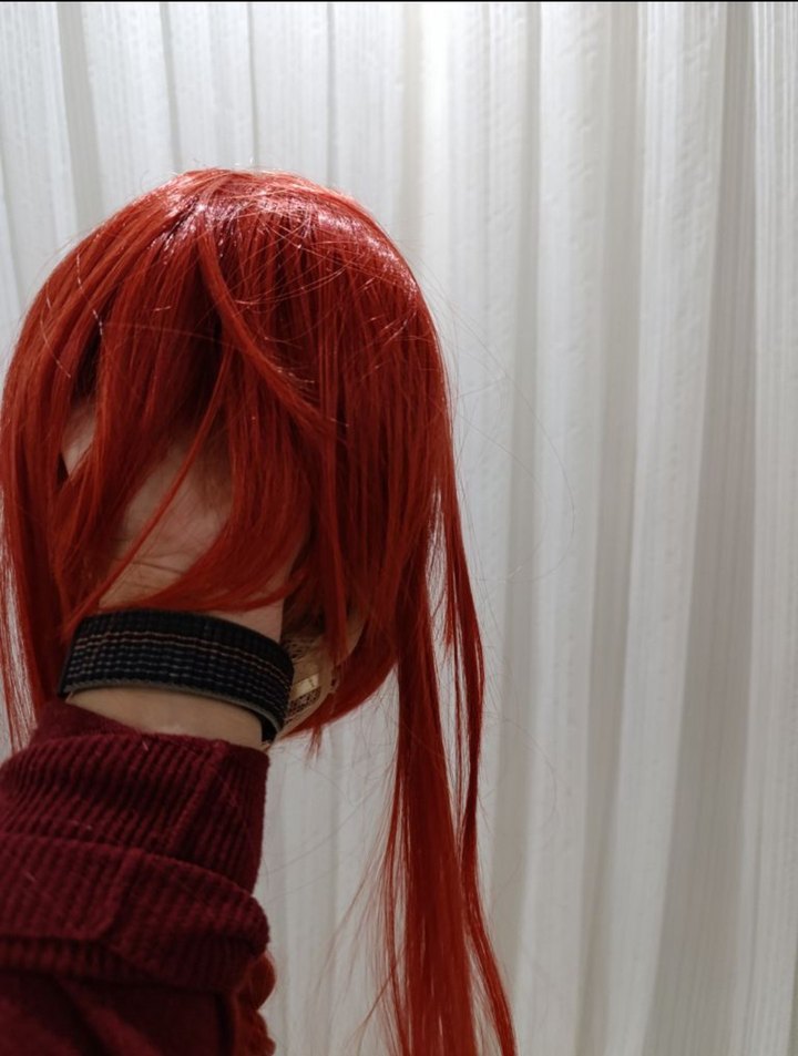 CHAİNSAW MAN MAKİMA Cosplay anime peruk. - Görsel 3