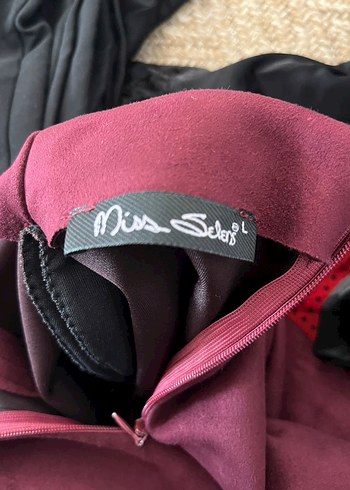 Bordo Yüksek Yakalı Kadın Süet Ceket - Görsel 4