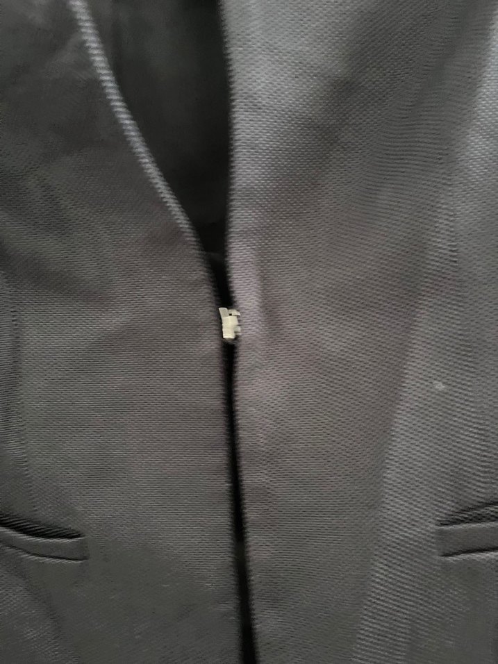 Düğmeli Siyah Kadın Blazer Ceket - Görsel 4